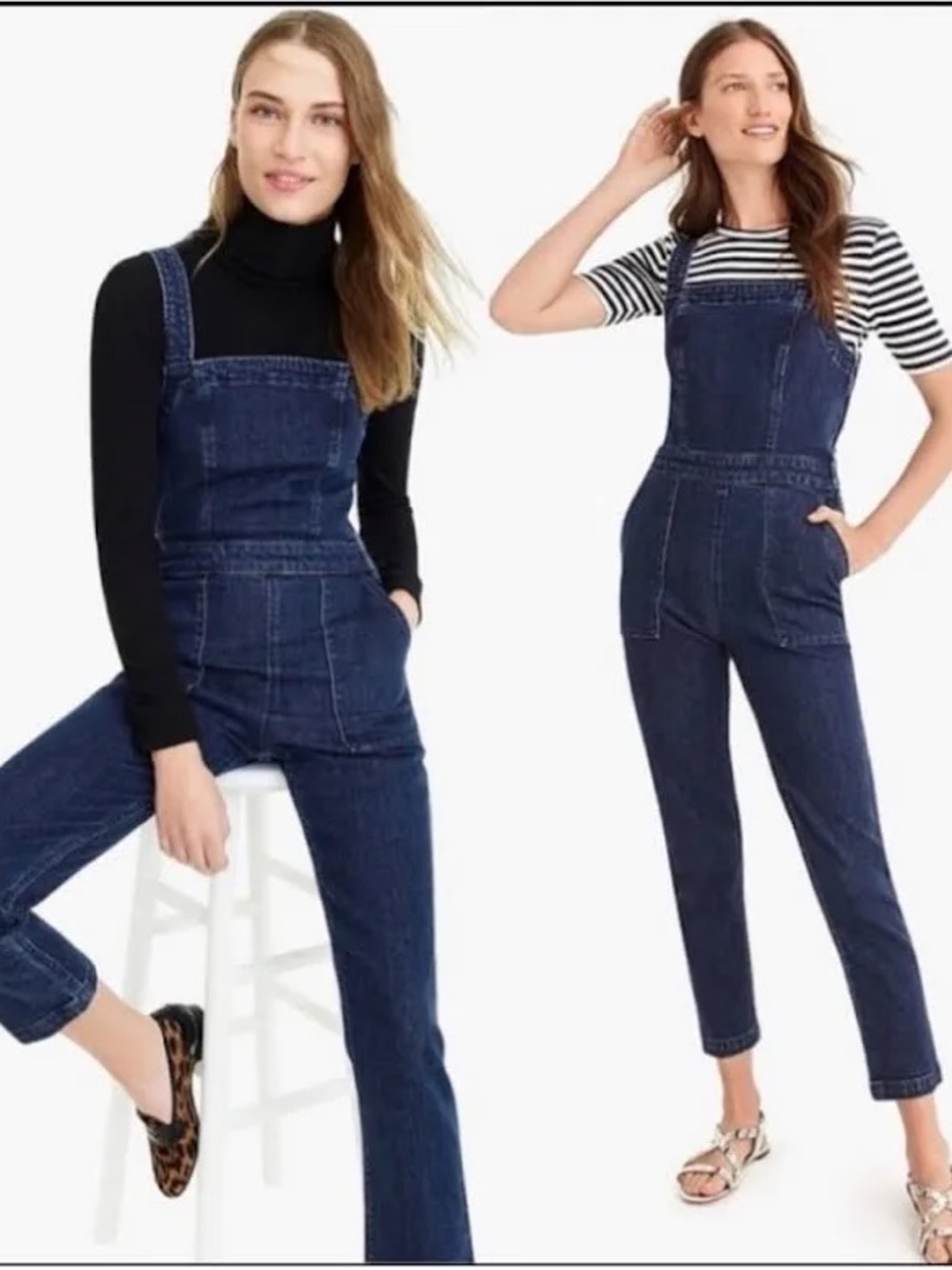 J. Crew Dark Denim Jumpsuit/Overalls